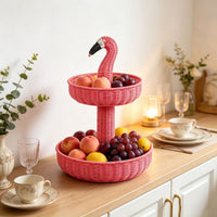 Ins Style Multi-layer PP Rattan Fruit Basket