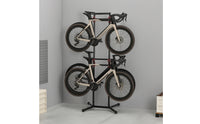 Adjustable Hanging Cycle Rack Indoor Bike Floor Parking Rack Heavy Duty Cycle Parking Stand Space-Saving for Cyclists, Commuters, Garage, Home, Apartment
