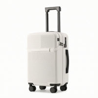 20 Inch Suitcase with Rotating Wheels Hard-Sided Suitcase with Front Pocket Secure Carry on Luggage for Passengers, Business Trips