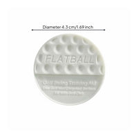 Low Profile Design Flat Golf Practice Ball Develops Muscle Memory Golf Swing Coach Ball Portable for Beginners, Outdoor, Home, Office
