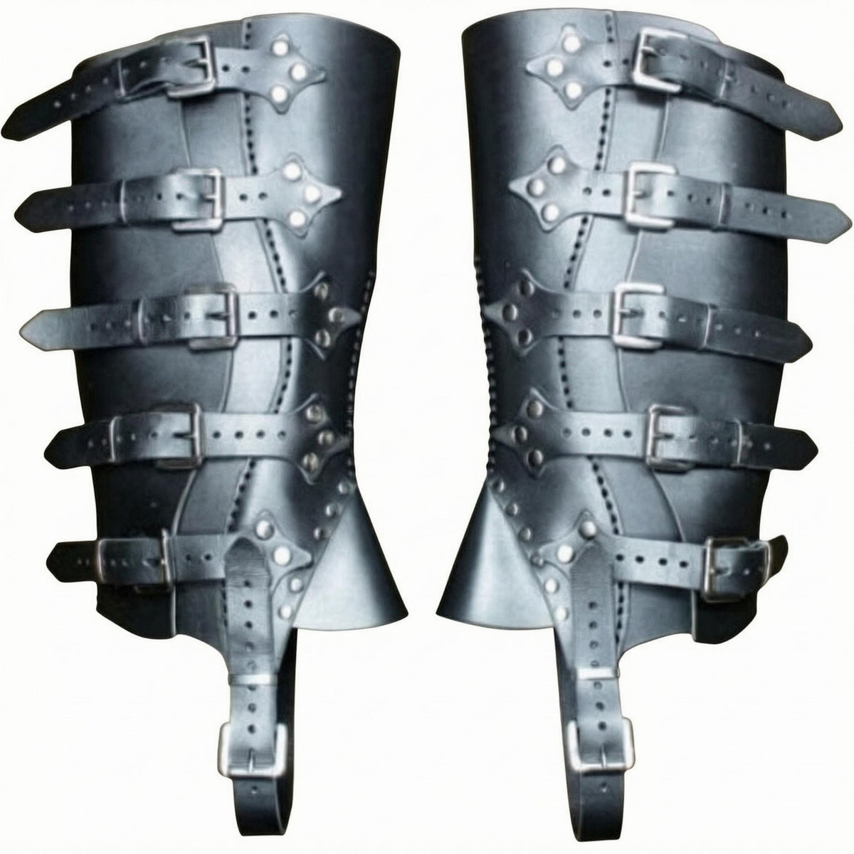 Buckle Details Medieval Boot Covers Strap Bands Boot Covers Adjustable Fit Leg Guards Open Foot