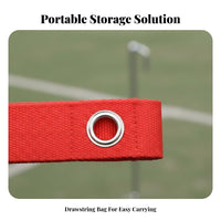 Multi-Sport Use Beach Volleyball Boundary Lines Easy to Install Volleyball Court Lines High-Visibility Portable Court Line Set Includes Storage Bag for PE Teachers, Beachgoers, Lawn, Outdoors, Backyard, Training Exercises