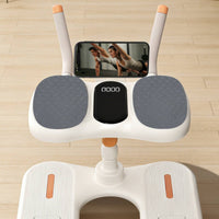 Digital Display Foldable Crawl Exercise Device Phone Holder Waist-Training Machine Padded Support Ab Glute Exercise Machine Compact