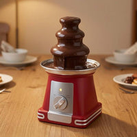 Electric Chocolate Fondue Fountain Machine Compact Party Appliance Detachable