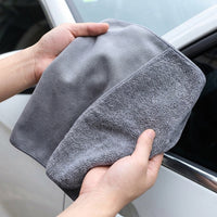 Super Absorbent Microfibre Cloth for Car Detailing, Lint Cloth and Towel, Soft Coral Fleece and Suede Synthetic, 30cm