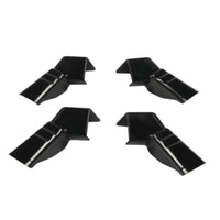 4 Pieces RV Drainage Diverter White RV Gutter Extension Extended for Motorhome