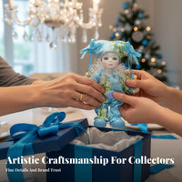 Italian Love Doll Collectible Value Porcelain Love Cherub Doll Posable Clown Figurine Creative Gift Handmade Ceramic Clown