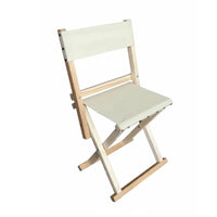 Foldable Design Wooden Frame Canvas Chair With Backrest Portable Seating Lightweight Outdoor Furniture Heavy Duty for Picnickers, Beach-Goers, Barbecue, Backyard, Picnic, Hiking