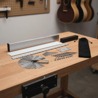 Fret Leveling Beam Professional Guitar Fret Leveling Beam Neck Straight Edge Tool for Luthiers, Repair Bench