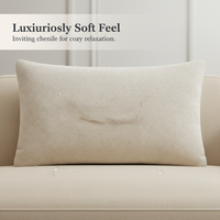 Chenille Non-Slip Sofa Cushion Set for Single Seater