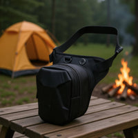 Motorcycle Thigh Pack Hard Shell Motorcycle Thigh Bag Adjustable Leg Fanny Pack for Bikers