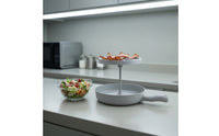 Grease-Draining Microwave Pork Strips Rack Crispy Microwave Pork Strips Cooker Easy Clean-up Cookware BPA-Free-Clear for Breakfast, Kitchen