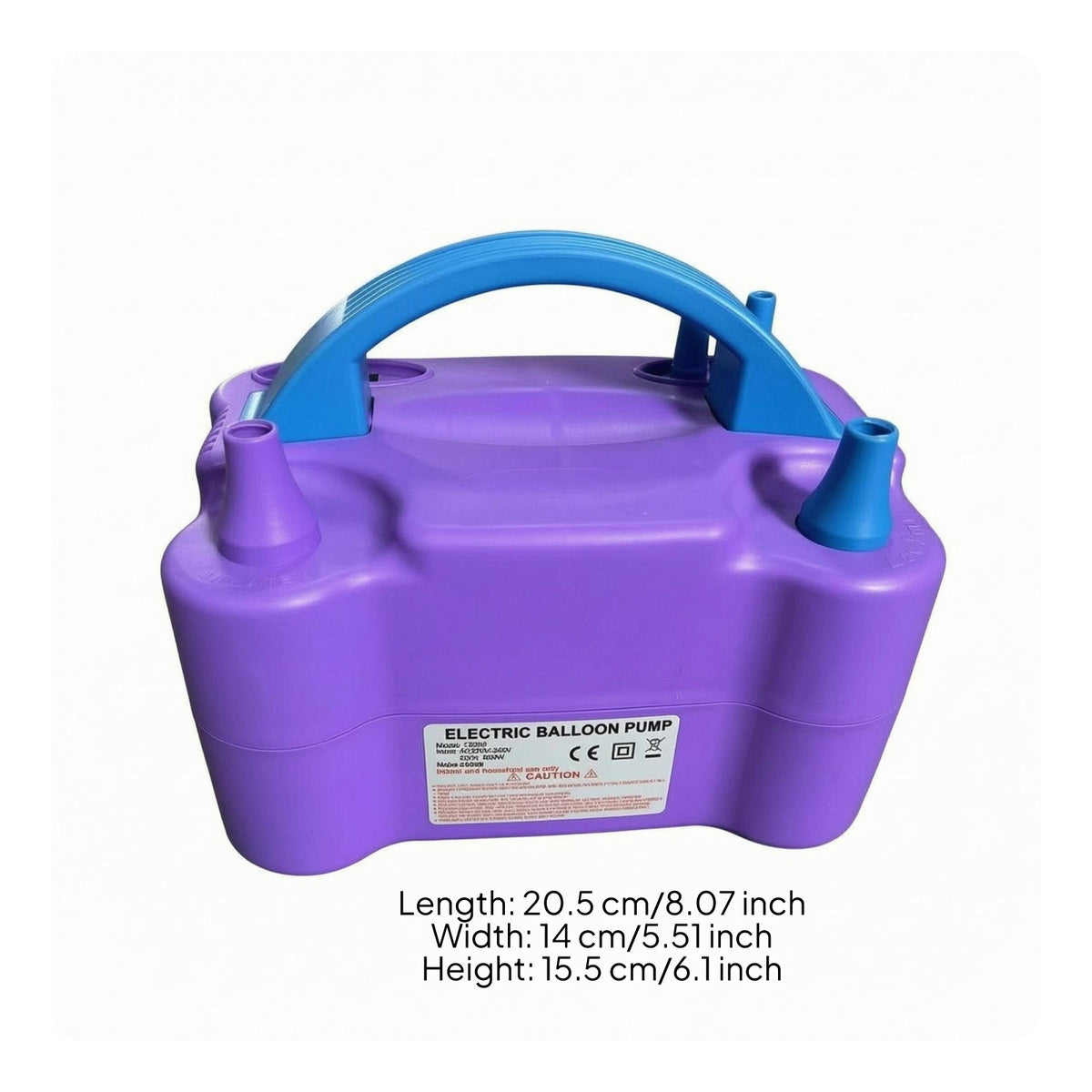 110-120V Electric Balloon Pump Multiple Nozzles Balloon Air Pump Compact