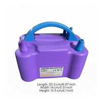 110-120V Electric Balloon Pump Multiple Nozzles Balloon Air Pump Compact