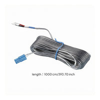 Insulated Speaker Cable Bare Stripped Ends Speaker Wire Silver-Gray Audio Wiring Coiled