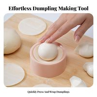Manual Dumpling Wrapper Maker Easy to Use Beginner Friendly Pastry Presser Form for Home Cooks, Beginners
