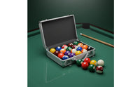 Foam Lined Snooker Ball Case Hard Shell Billiard Ball Storage Box for Game Room