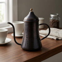 Handmade Gooseneck Coffee Pot Fitted Lid Gooseneck Coffee Kettle