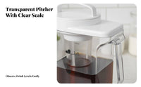 Large Capacity Water Carafe Heat Resistant Cold Brew Coffee Pitcher Measurement Markings Cold Brew Coffee Maker for Home, Office
