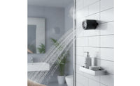 Handheld Hand Shower Head Compact Cylindrical Hand Shower Stainless Steel Hardware for Lavatory