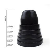 Heat-Resistant LED Dust Cover Flexible Headlight Dust Cover Tapered Headlight Sealing Cap Stepped