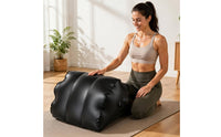 Inflatable Positioning Pillow Raised Sections Inflatable Wedge Pillow Glossy Portable Wedge Support Cushion for Bed, Floor