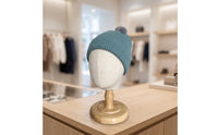 Mannequin Head with Stand Child-Sized Mannequin Head Stand clothCovered for Retailers