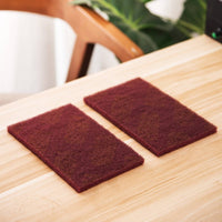 Abrasive Polishing Sheet Maroon Abrasive Sheets Thick for Potters