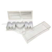 20 Pieces Window Flower Box Handle Ribbon Letter Flower Box Sturdy