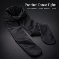 Ballet Tights for Girls with Fleece Lined Thermal Interior for Dance Class, Warm for Kids and Anti-Pilling Material
