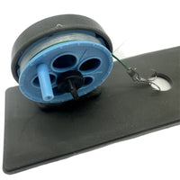 Fly Spear Portable Floating Square Ice Fishing Platform with Ultra-Short Rod
