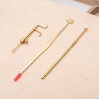 3 Pieces Sound Post Tool Kit with Gauge Sound Post Tool Set Rust-Resistant Lutherie Tools for Workshop