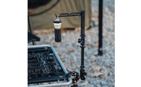 Fold-out Light Stand with Cords Lightweight Camping Light Stand Easy to Carry Hardware Sturdy for Campsite