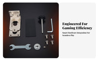 Sim Racing Handbrake Two-Mode Spring-Loaded Hall Sensor USB E Brake Plug-and-Play Usb Gaming Handbrake