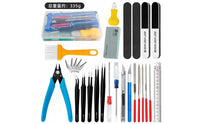 28 Pieces Precision Gundam Tool Kit Multifunctional Model Tools Kit Portable Model Building Tool Set Practical for Beginners