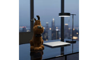 Dog Sculpture with Bow Tie Stable Dog Figurine Lightweight Decor for Homeowners