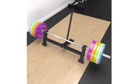 Barbell Plate-Changing Stand Two-endedEnded Barbell Disc Stand Forked Holders Weight Tree