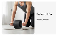 Nonslip Grip Ab Wheel Non-Slip Ab Roller Ergonomic Handles Abs Workout Roller Portable Design for Men, Women, Beginners, Home Use, Gym