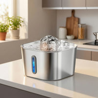 Easy to Cleanpet Drinking Fountain Filtered Pet Water Fountain Odor-Resistant Phthalate-Free-Safe for Pets