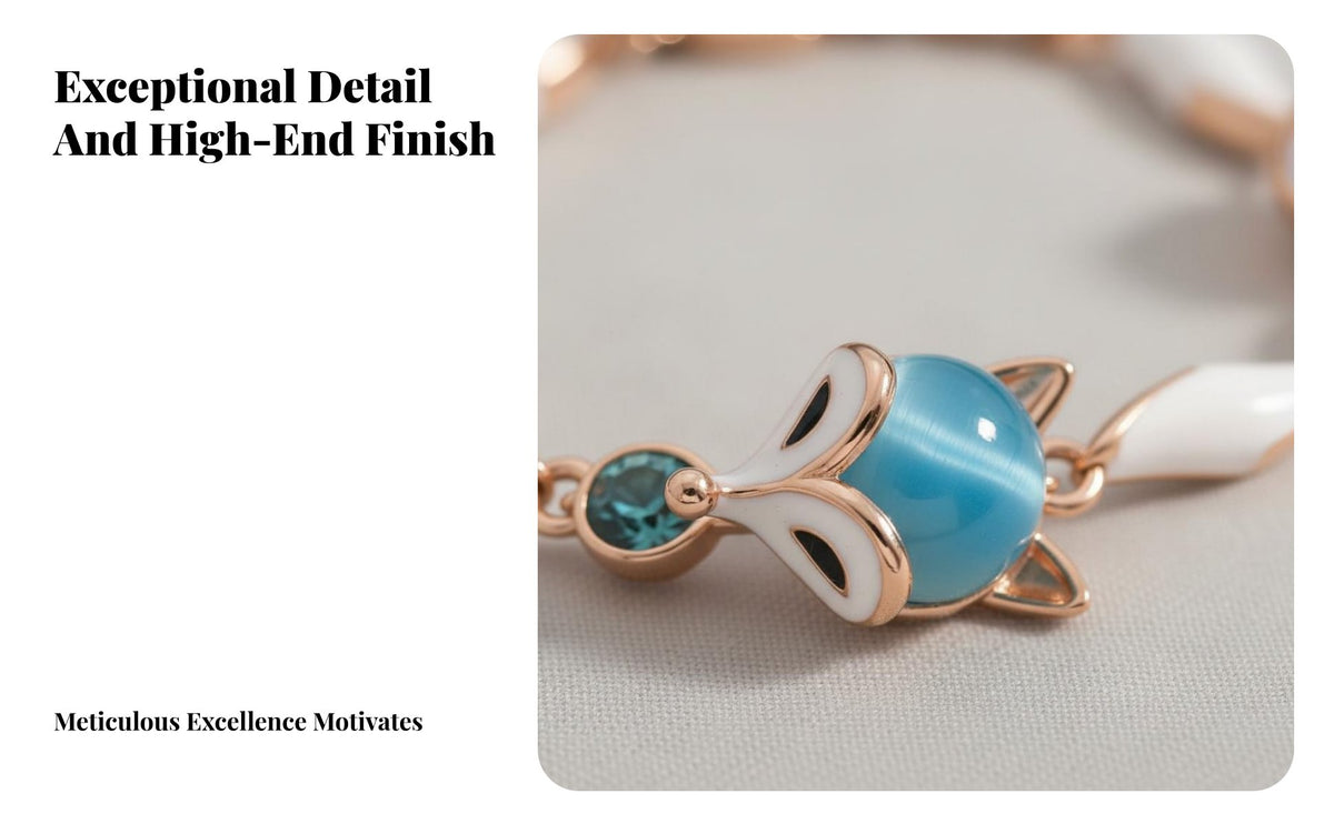 Glowing Bead Stone Bracelet Colorful Charms Canine Charm Bracelet Gemstone Animal Charm Bead for Women, Girls, Daily Wear, Party, Date Night