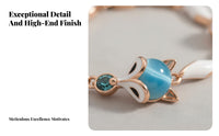 Glowing Bead Stone Bracelet Colorful Charms Canine Charm Bracelet Gemstone Animal Charm Bead for Women, Girls, Daily Wear, Party, Date Night