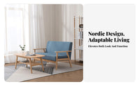 Minimalist Aesthetic 2-Tier Rectangular Coffee Table Double-Deck Design Two-Tier Rectangular Table Solid Wood Legs Living Room Furnishing Ample Storage Space for Families with Children, Homeowners, Renters, Small Apartment, Lounge Area, Office, Balcony