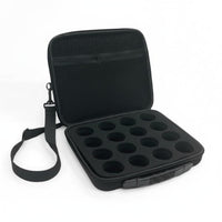 With Shoulder Strap Aluminum Billiard Case Sponge Insert Hard Billiard Ball Case Safeguarding Pool Balls Storage Bag Large Capacity for Travel, Tournament