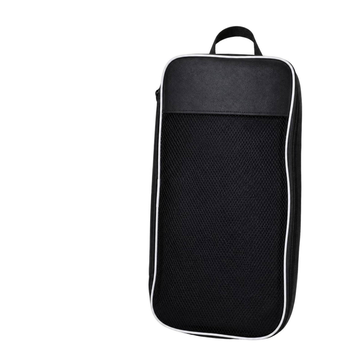 Zippered Pickleball Paddle Bag Shoulder Strap Pickleball Storage Bag Carry Handle Athletic Gear Mesh Panel