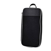 Zippered Pickleball Paddle Bag Shoulder Strap Pickleball Storage Bag Carry Handle Athletic Gear Mesh Panel
