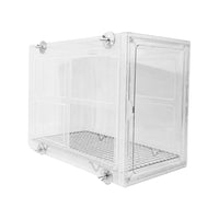 Bird Cage with Stainless Steel Mesh Clear Hanging Bird Cage Sturdy for Home