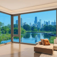 Frosted Window Film for Home Office Privacy, Reflective Window Tint with Protection, Opaque Window Frosting Film, Bathroom Window Film Privacy