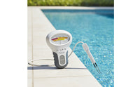 2 in 1 pH and Chlorine Tester Multiparameter Chlorine and pH Meter Dual Scale Pool Tester Handheld for Spa, Hot Tub