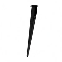 Metal Desk Leg Tapered  Desk Leg Leveling Feet Metal Table Legs