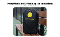 Pickleball Paddle Bag Waterproof Pickleball Racket Case Crossbody Racket Bag Wear-Resistant Large Capacity for Travel